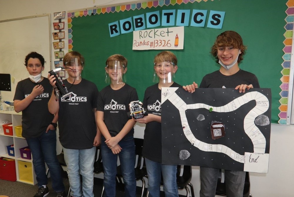 Wesley Prep Sixth Graders Compete in Robotics Competition honored with
