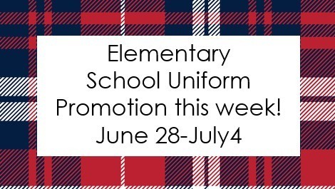 Uniform Promotion this week